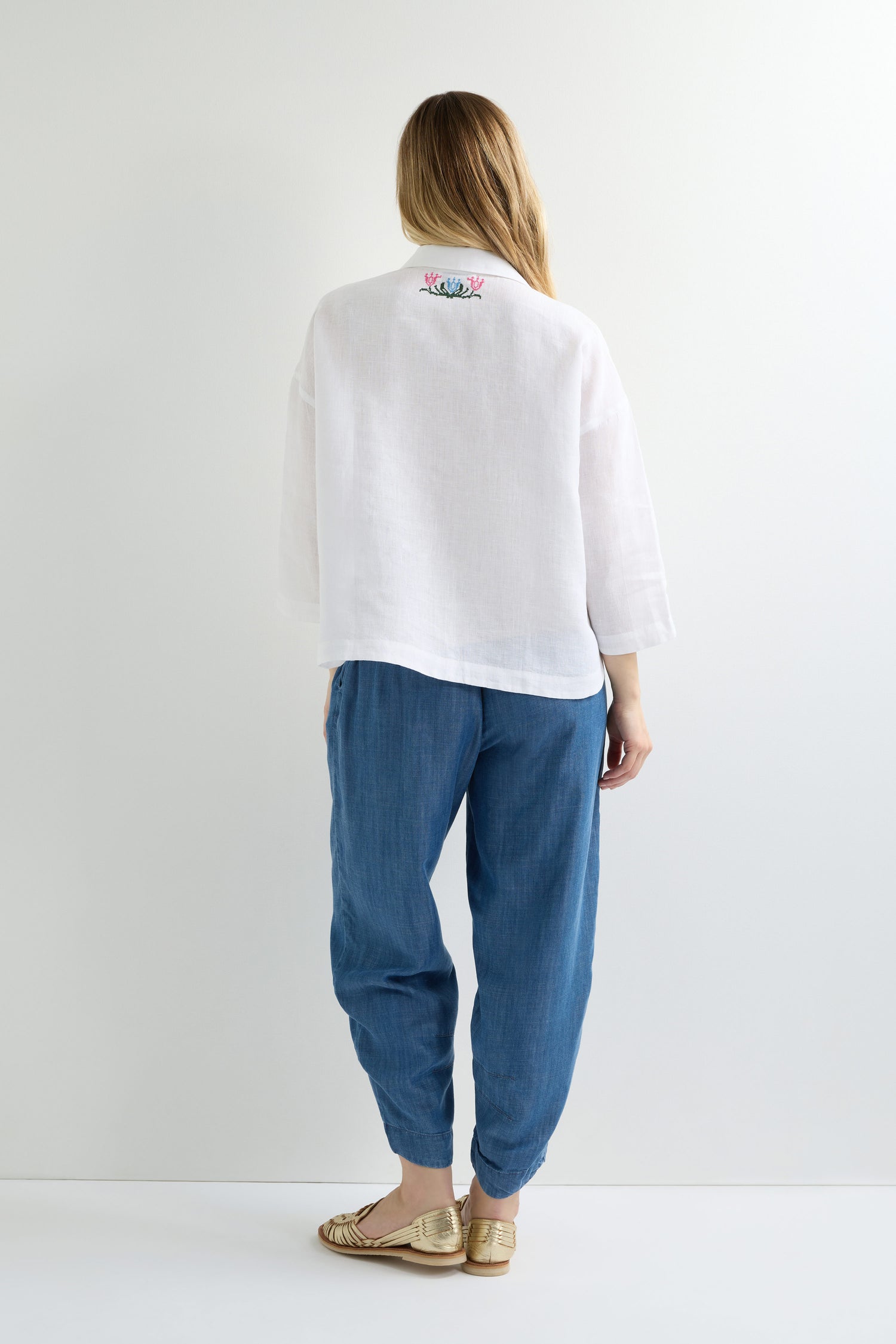 Cross Stitch Embroidered Shirt