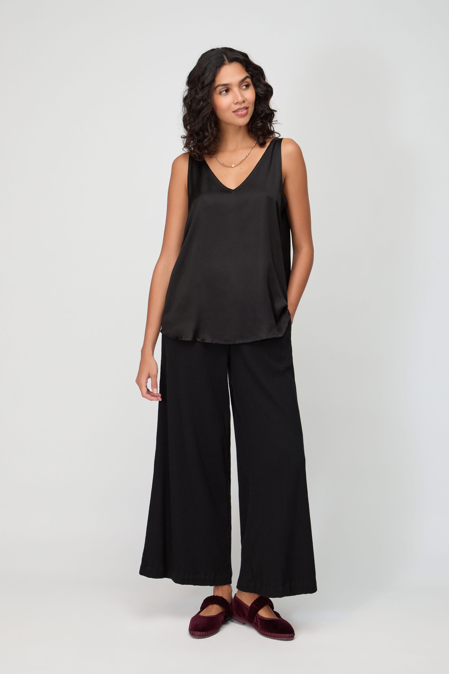 Cupro Layering Vest
