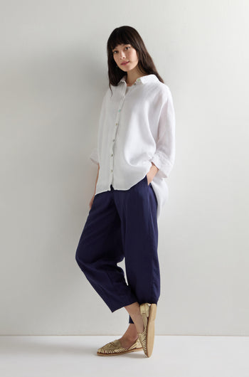 Textured Viscose Bubble Trouser