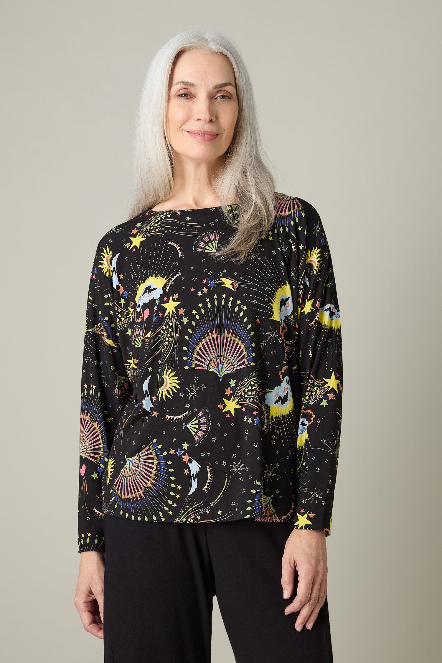 Celestial Dreams Jersey Boxy Top