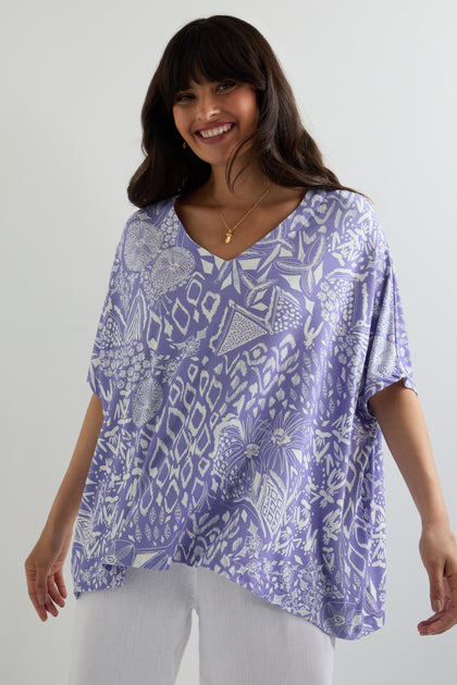 Wild Bloom Jersey Top