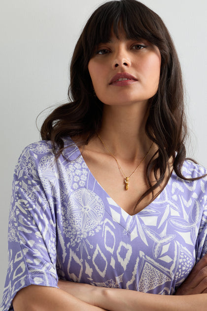 Wild Bloom Jersey Top