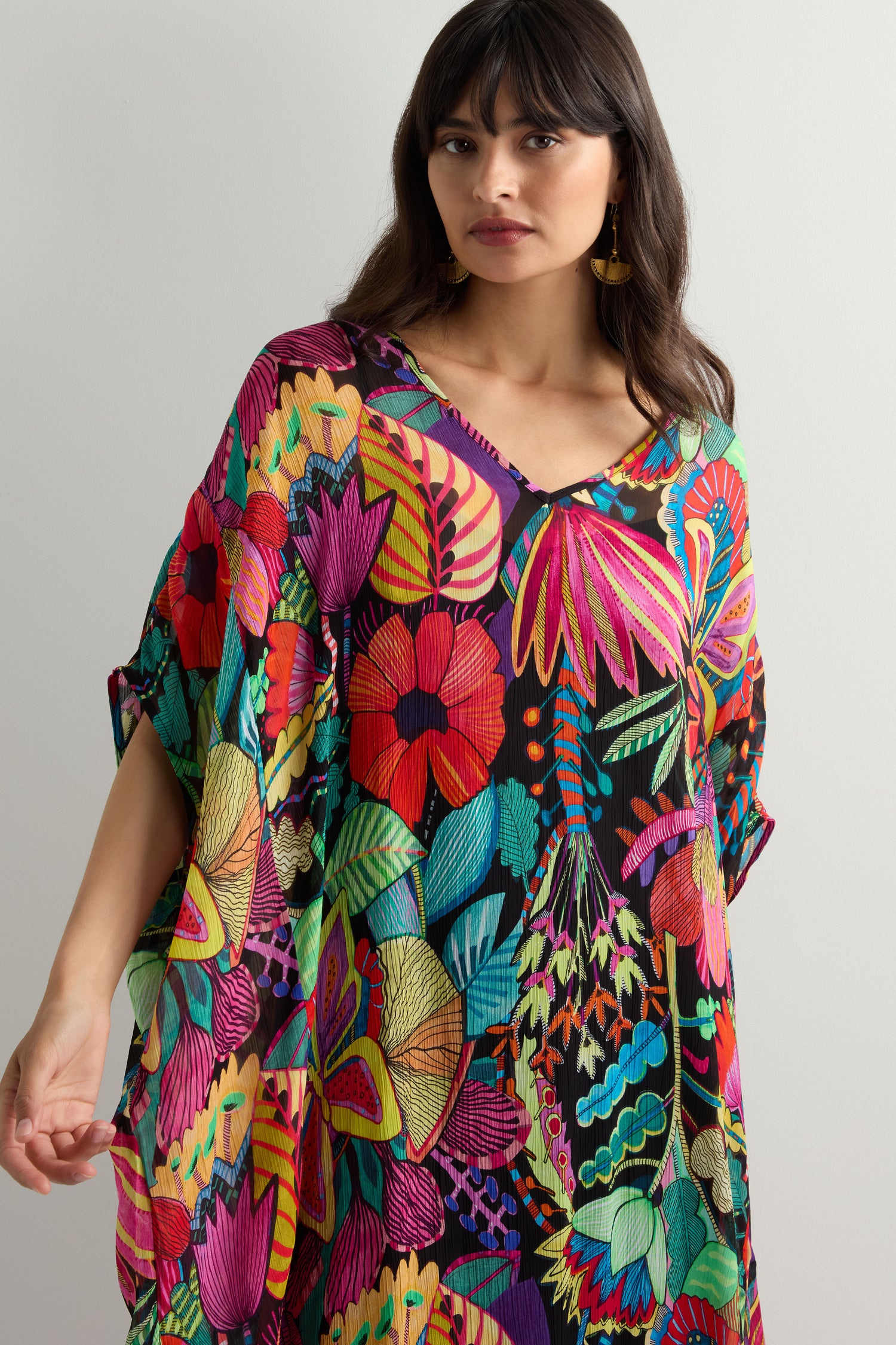 Fantasy Forest Georgette Kaftan