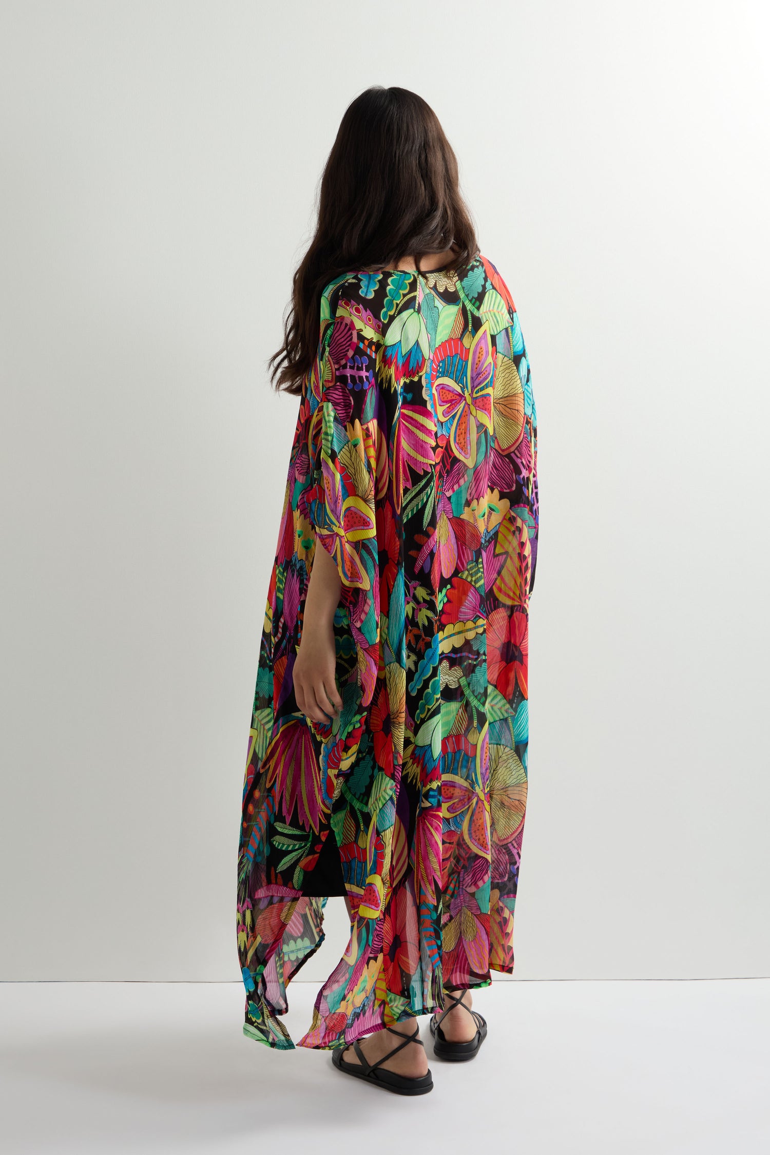 Fantasy Forest Georgette Kaftan