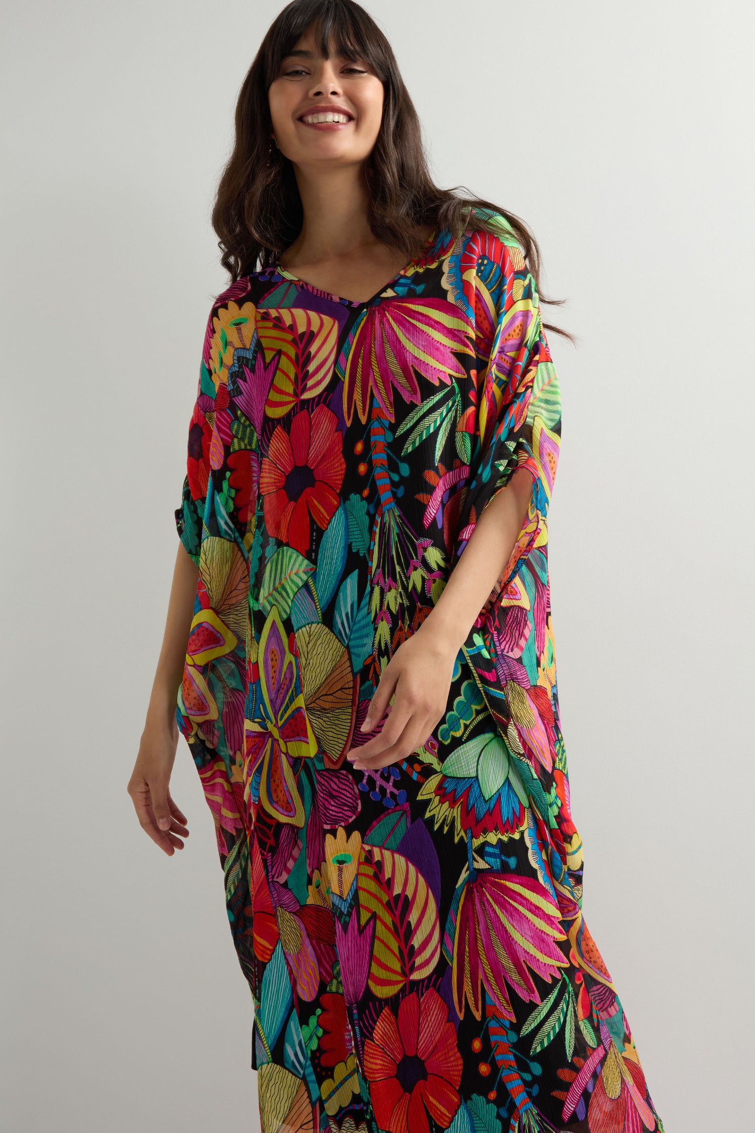 Fantasy Forest Georgette Kaftan
