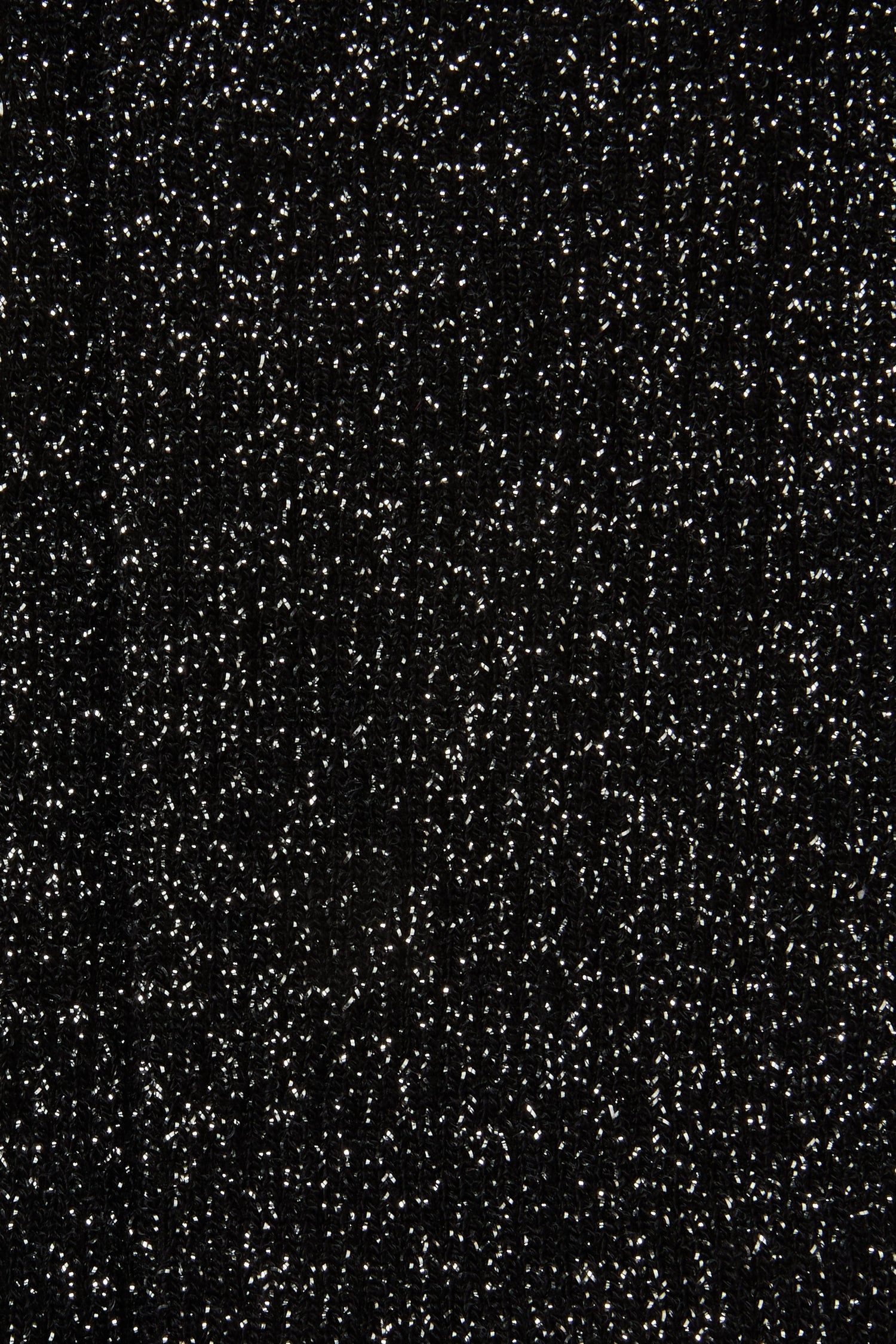 Black Bamboo Sparkle Socks in a black lyocell-blend knit fabric with a fine silver shimmer.