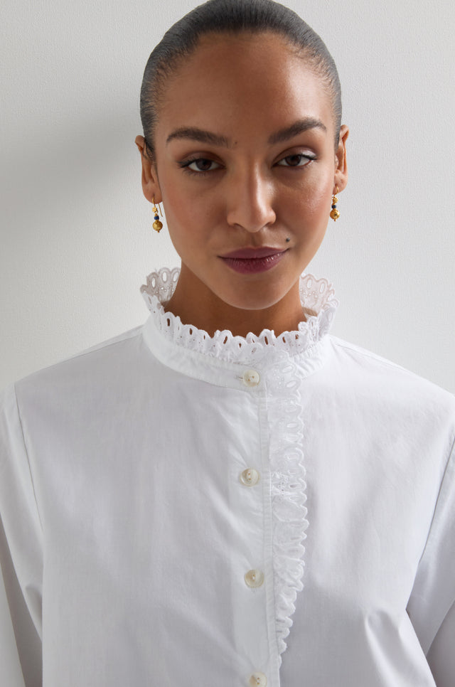 Frill Collar Shirt – Sahara