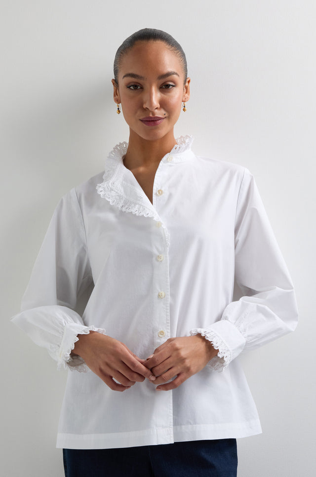 Frill Collar Shirt – Sahara