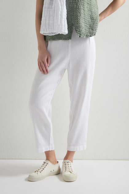 Twisted Linen Slim Trouser