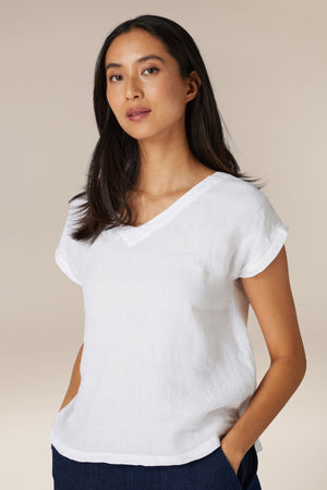 Organza Linen Reversible Top