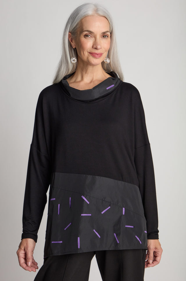 Cut Out Cowl Neck Tunic – Sahara Cut Out Cowl Neck Tunic – Sahara