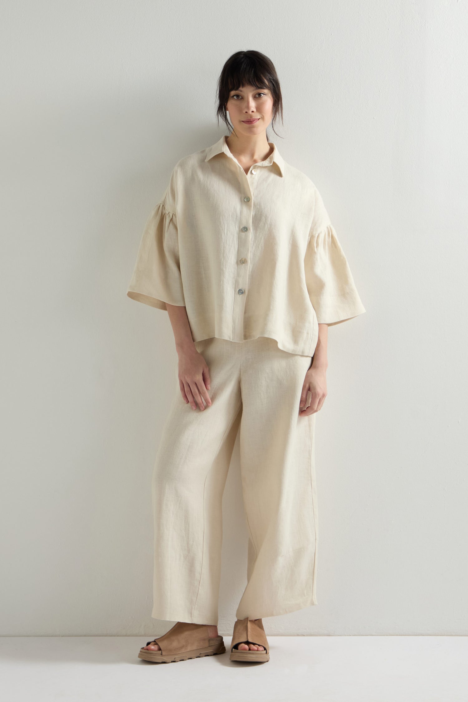 Linen Boxy Shirt