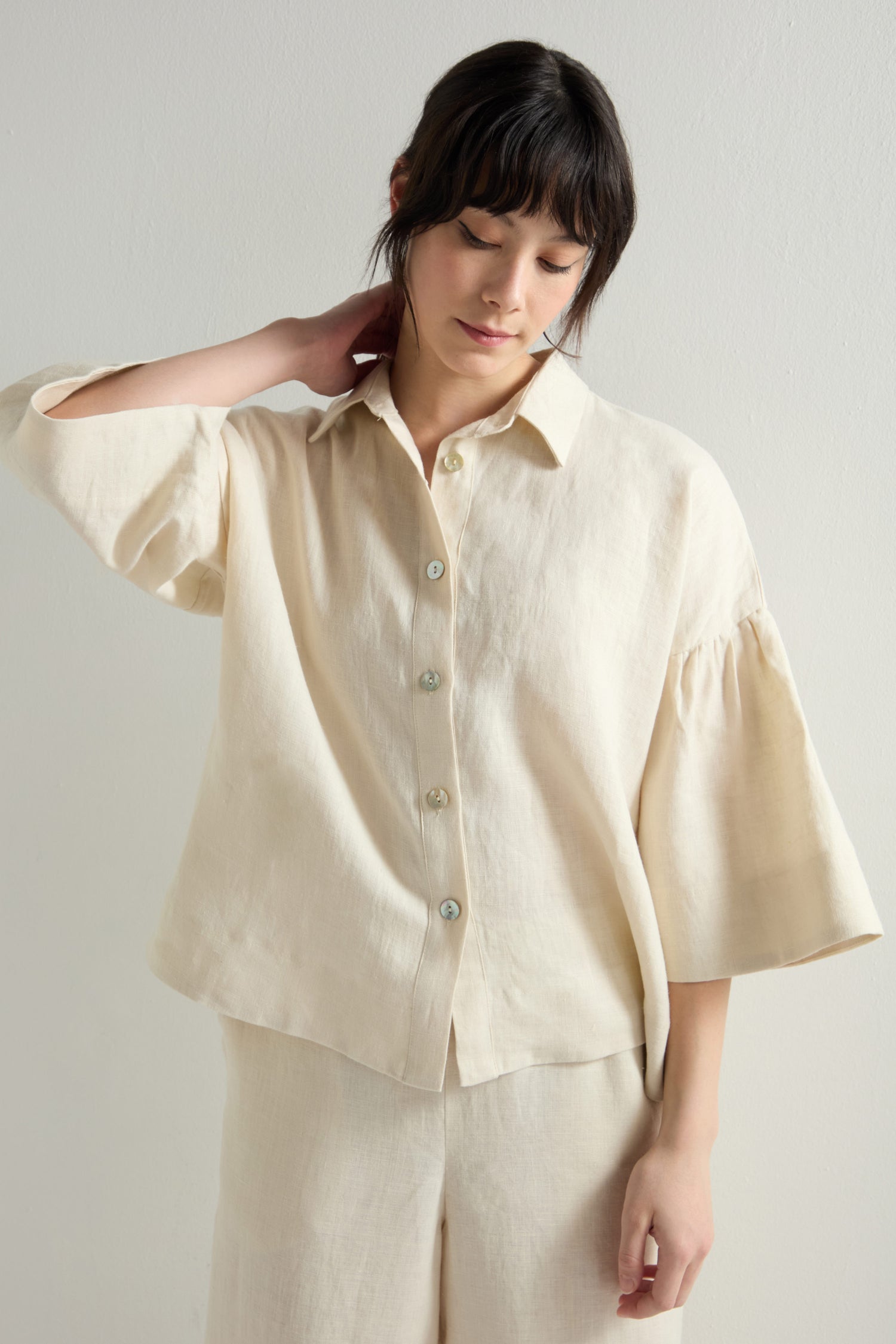 Linen Boxy Shirt