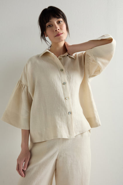 Linen Boxy Shirt