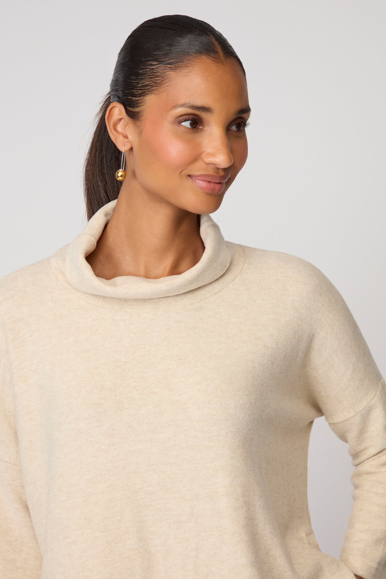 Dina Soft Cowl Top