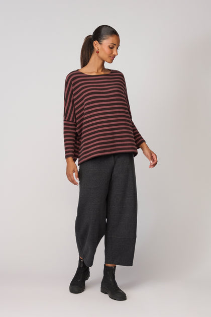 Martis Scoop Neck Wide Stripe Top