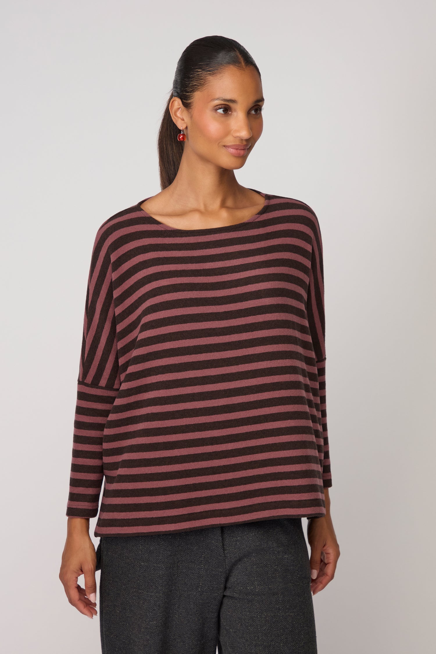 Martis Scoop Neck Wide Stripe Top