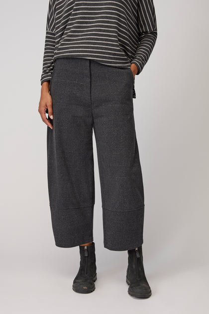 Mira Check Jersey Pocket Trouser
