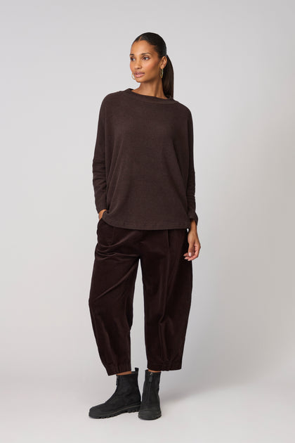 Spino Boxy Soft Jersey Top