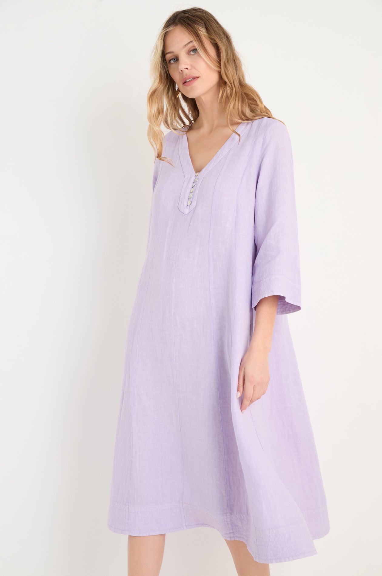 knee length dresses for ladies EcoVero Satin Halter Dress Sahara Sunset main image 1