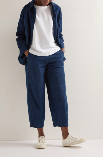 Stretch Denim Bubble Trouser