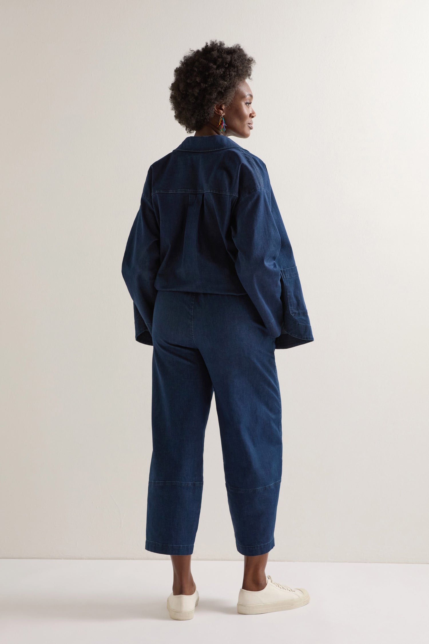 Stretch Denim Bubble Trouser