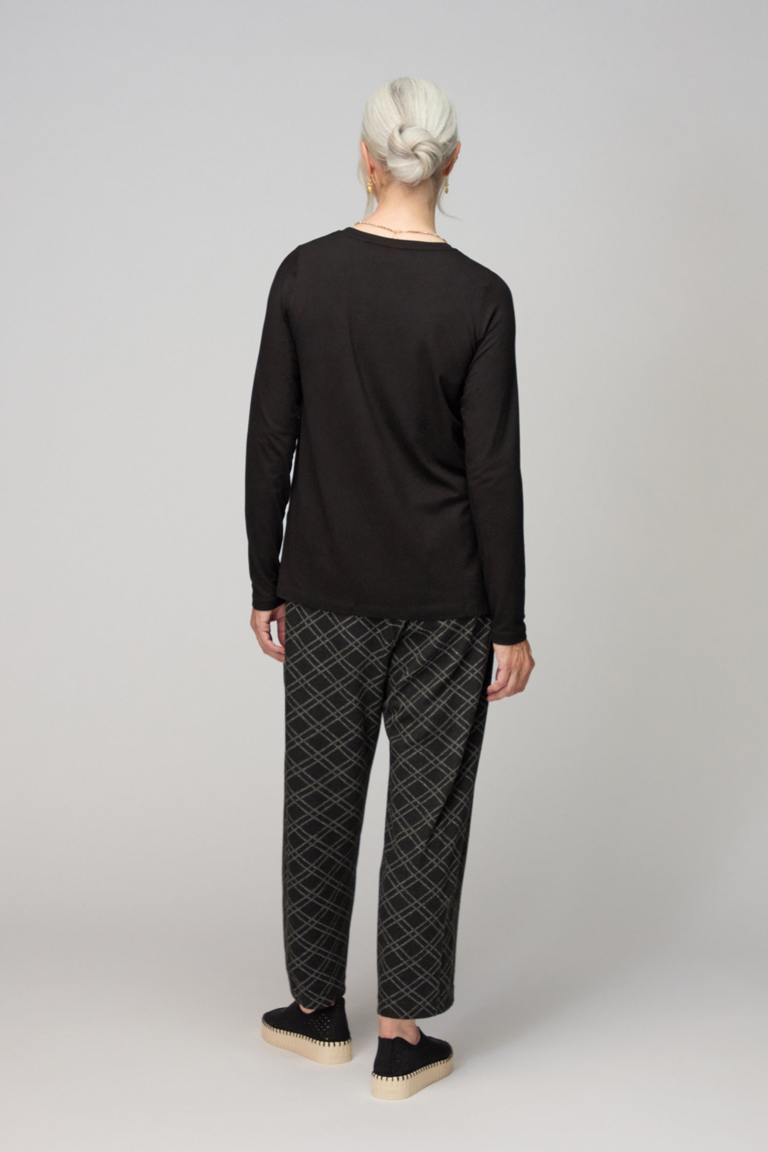 Viscose Jersey Scoop Neck Top