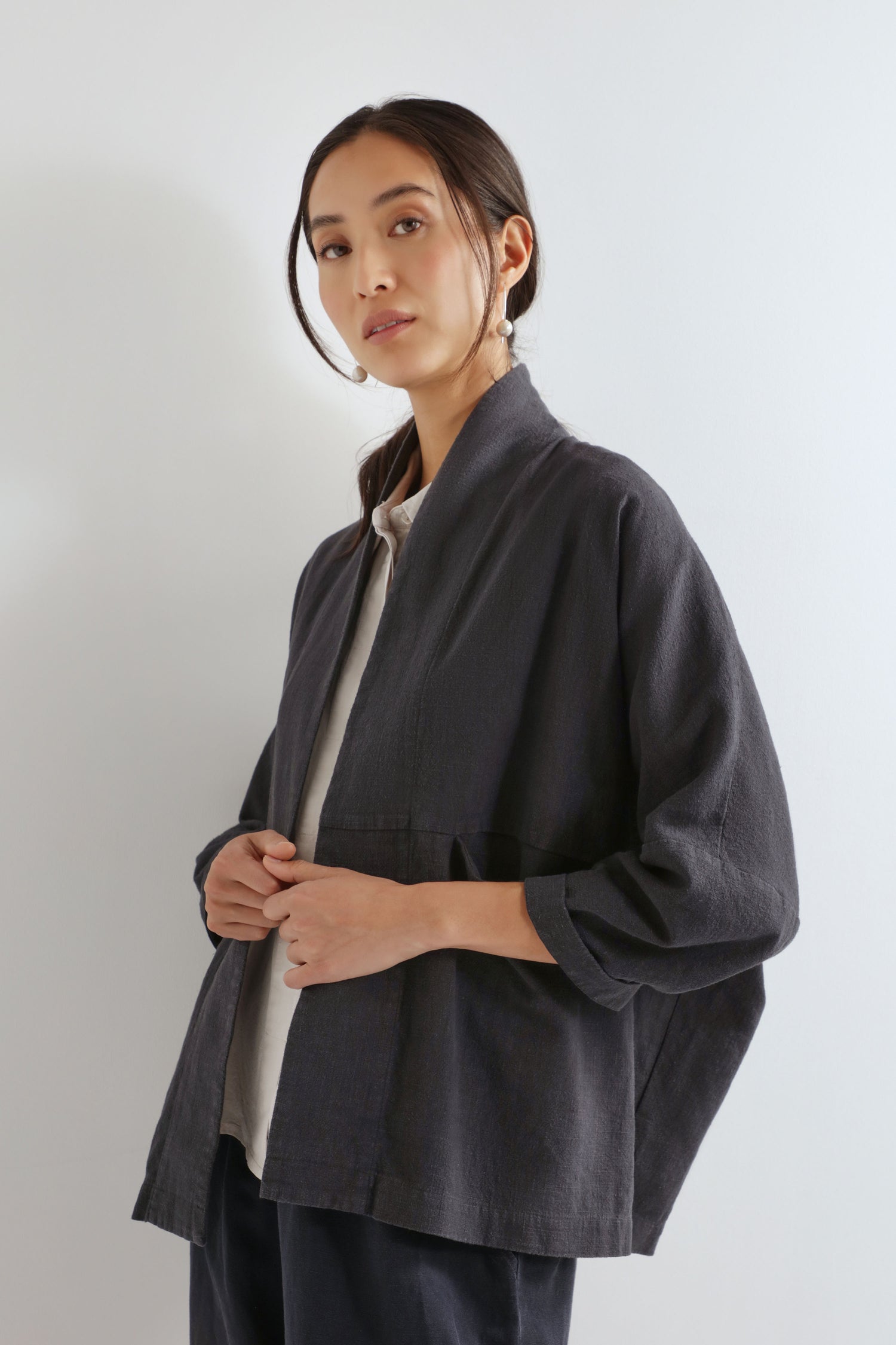 Livia Linen Kimono Jacket