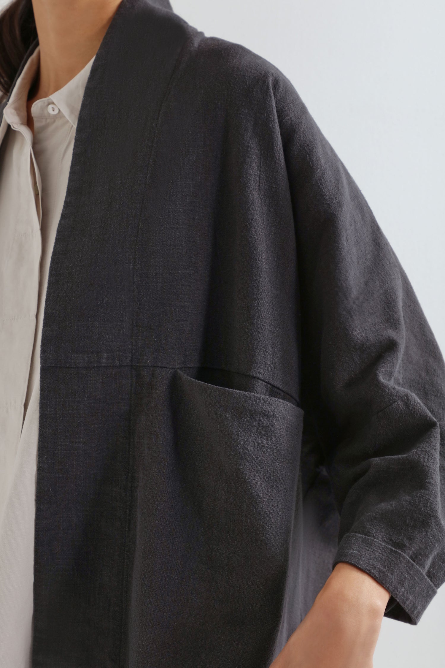 Livia Linen Kimono Jacket