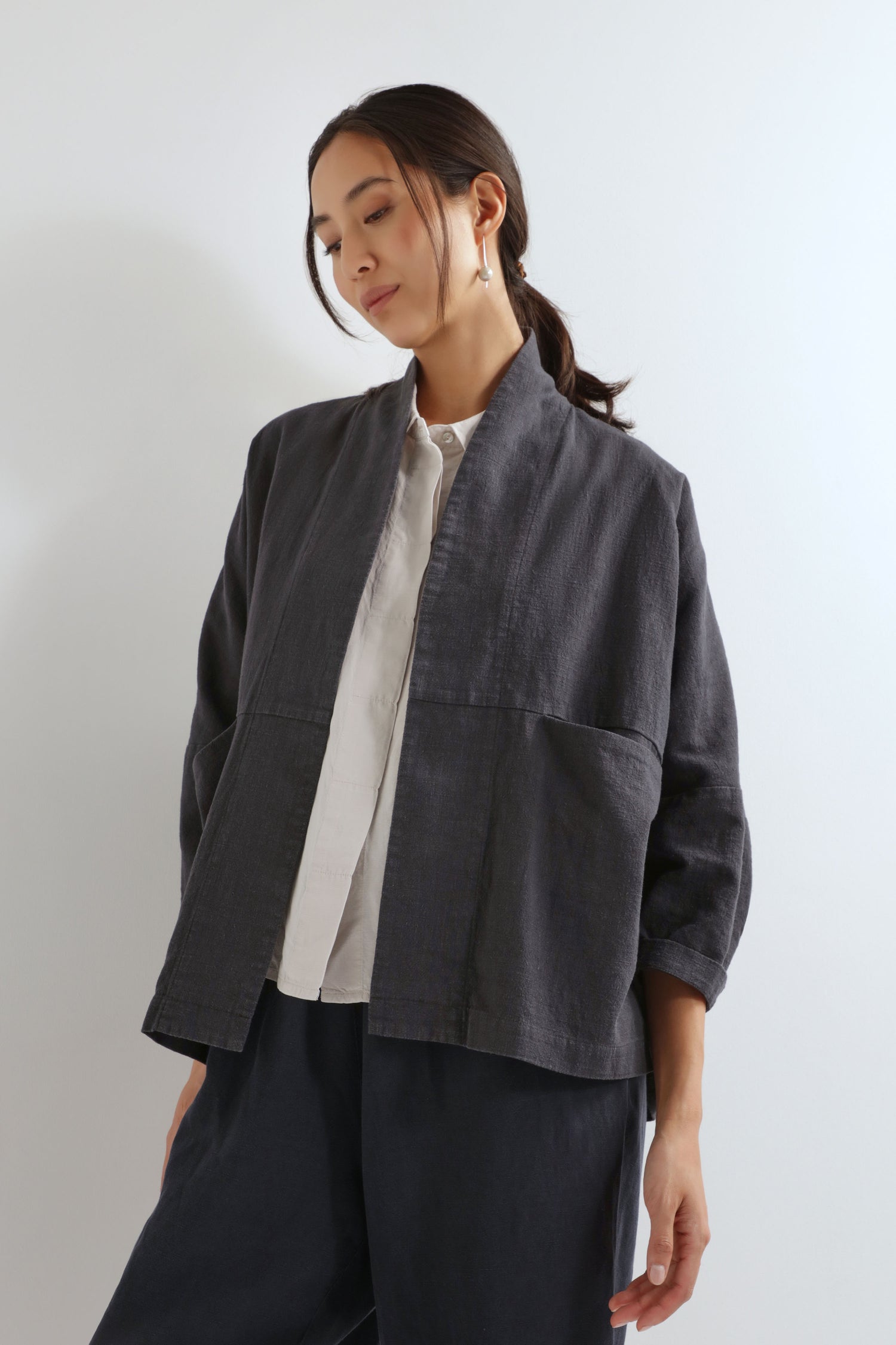 Livia Linen Kimono Jacket