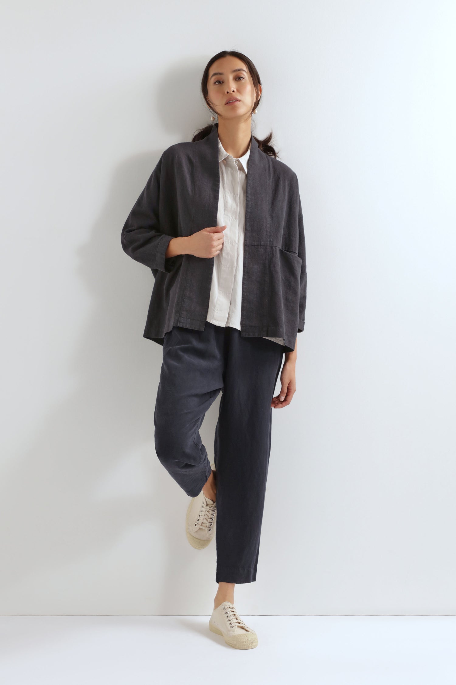 Livia Linen Kimono Jacket