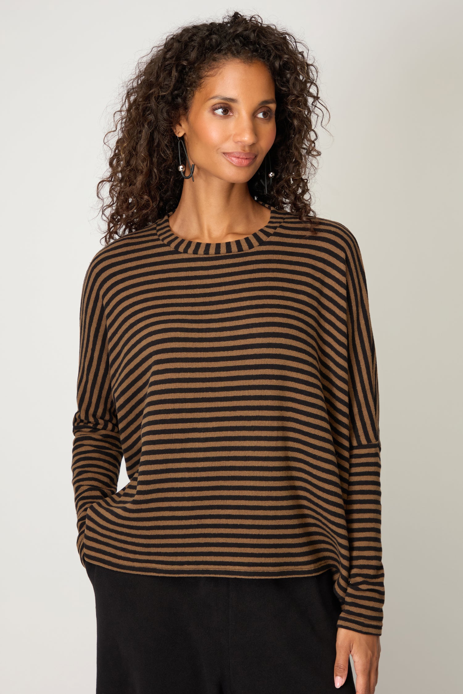 Fine Stripe Easy Top