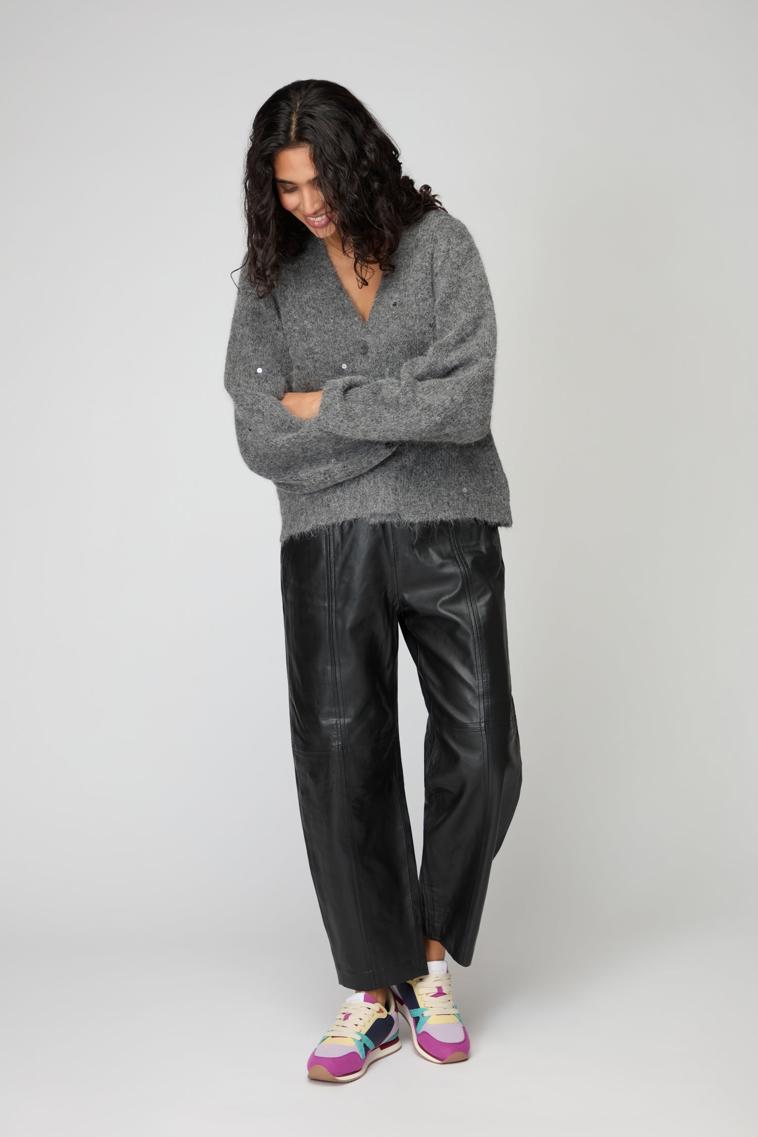 Leather Bubble Trousers