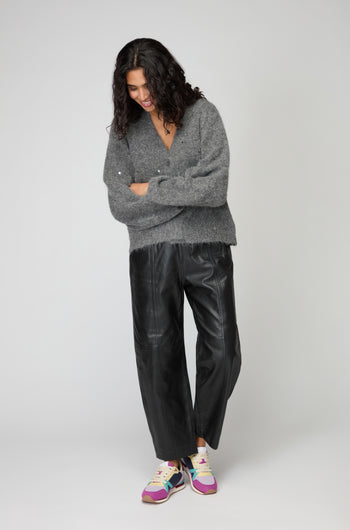 Leather Bubble Trousers