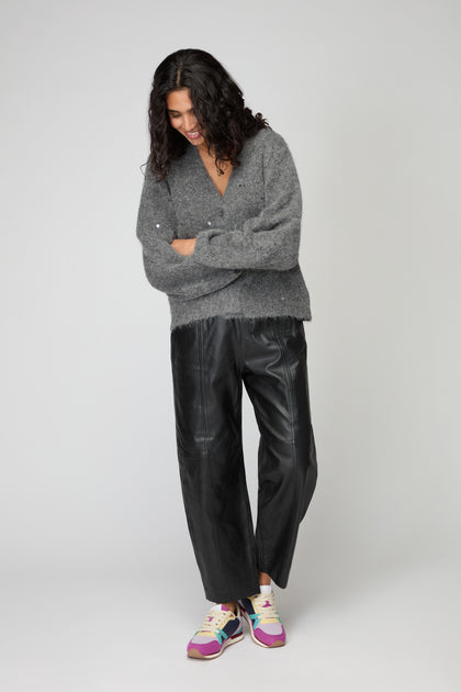 Leather Bubble Trousers