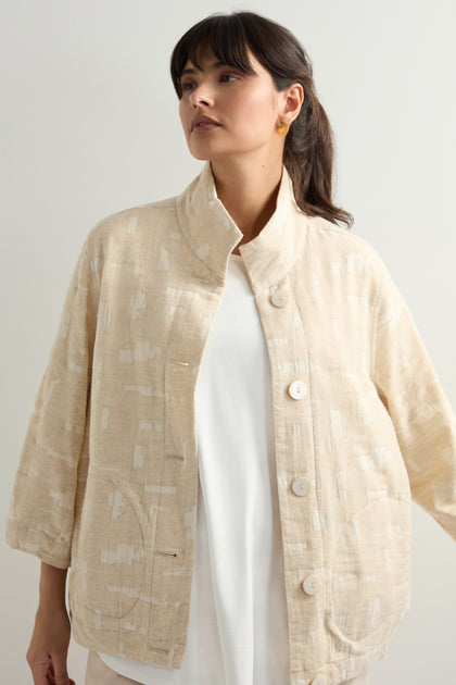 Textured Natural Jacket