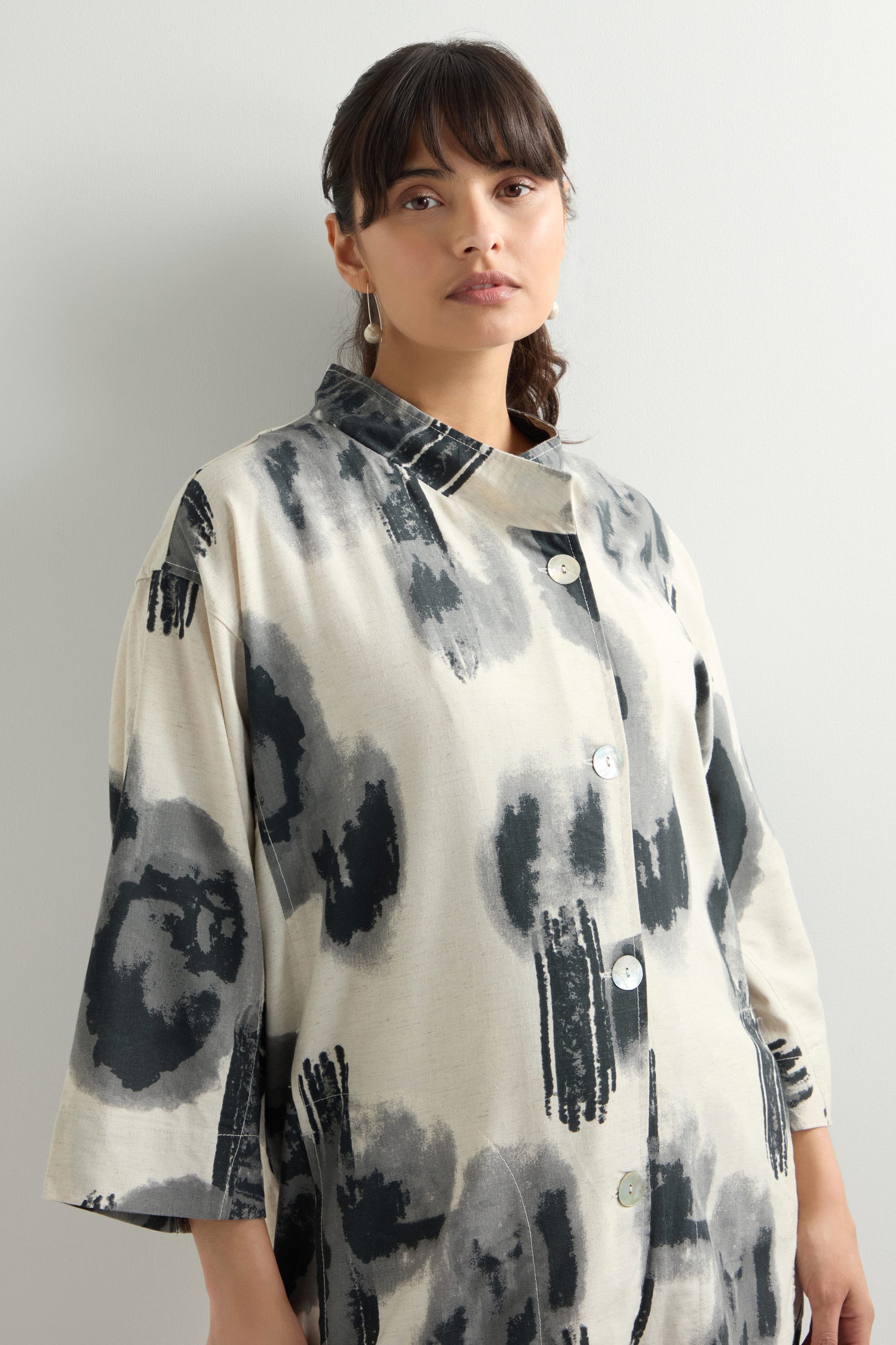 Print Oversize Jacket