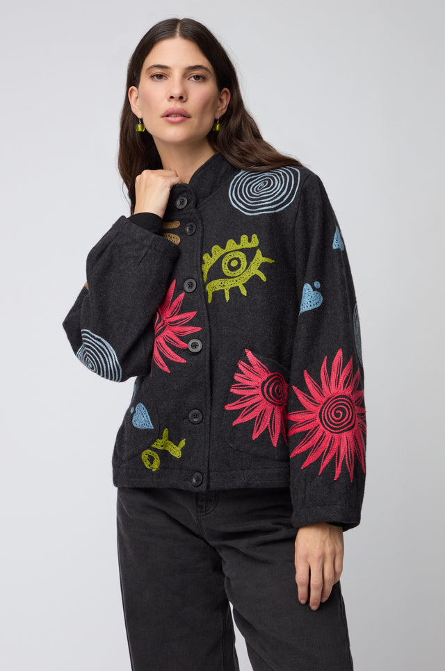 Embroidered Jacket – Sahara