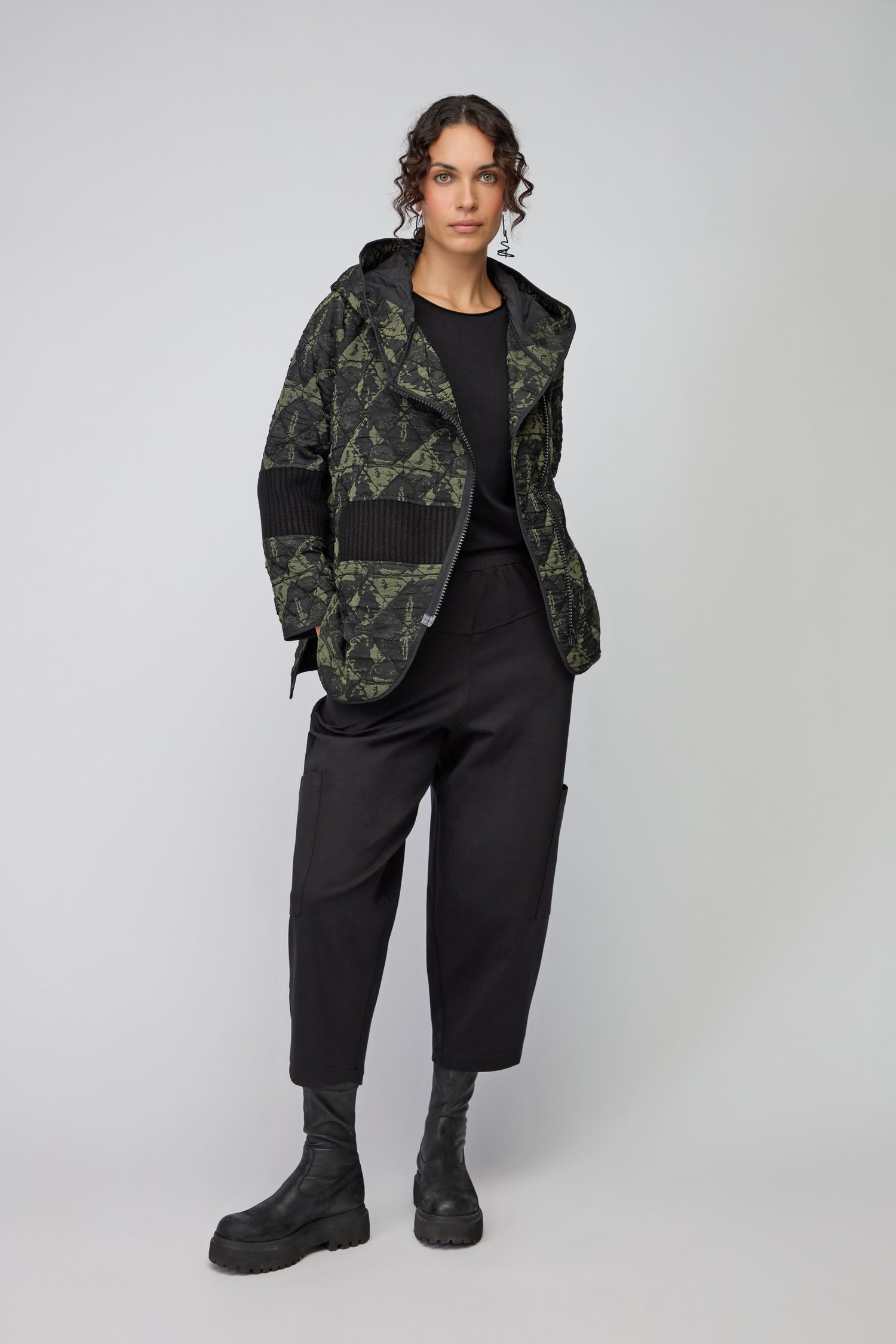 Padded Print Jacket