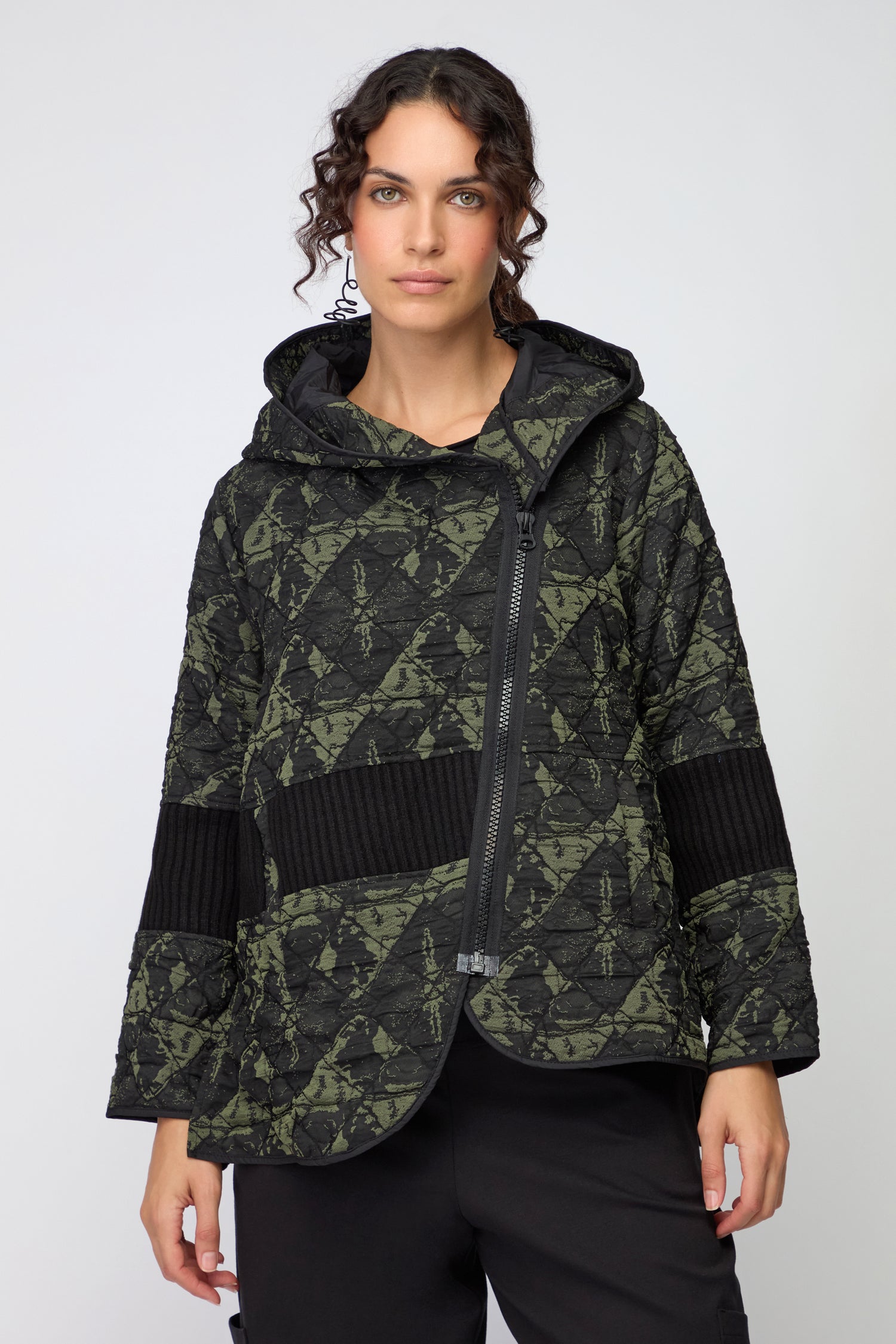 Padded Print Jacket