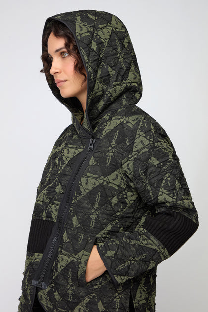 Padded Print Jacket