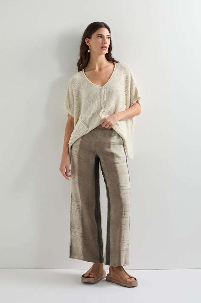 パンツ sahara Wavy Mosaic Stretch Pants sahara Wavy Mosaic Stretch Pants