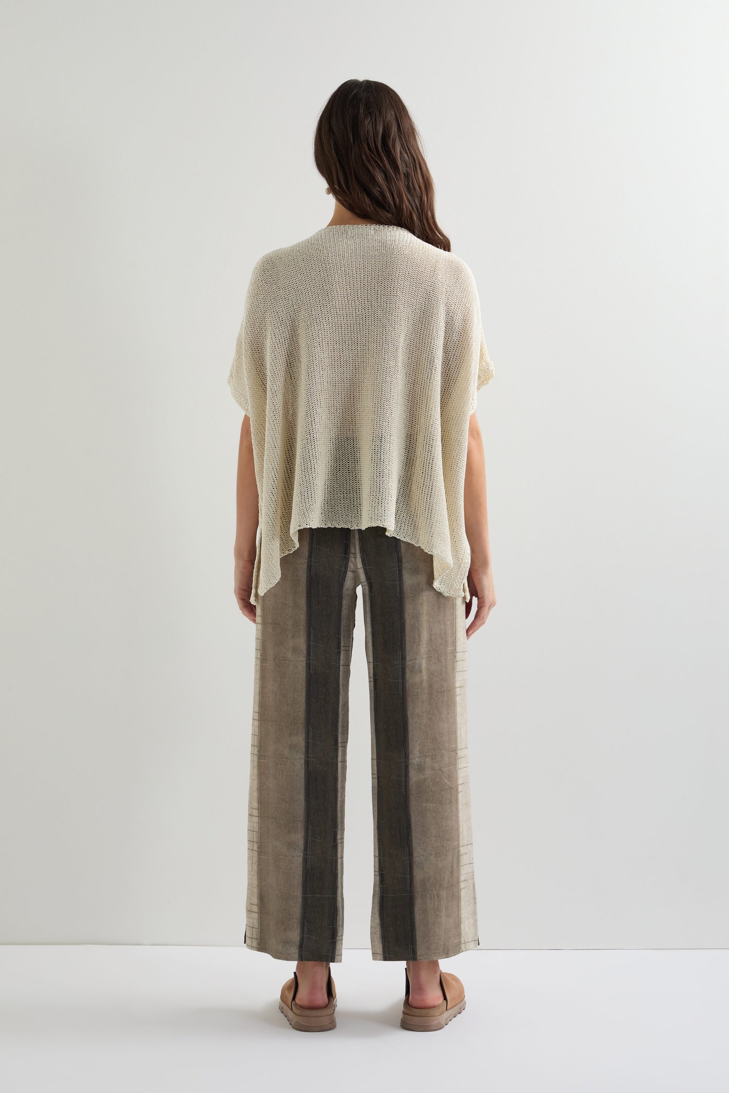 Patched Loose Weave Knit