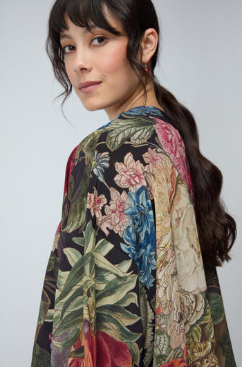Primula Crepe Kimono