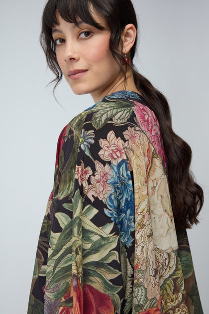 Primula Crepe Kimono