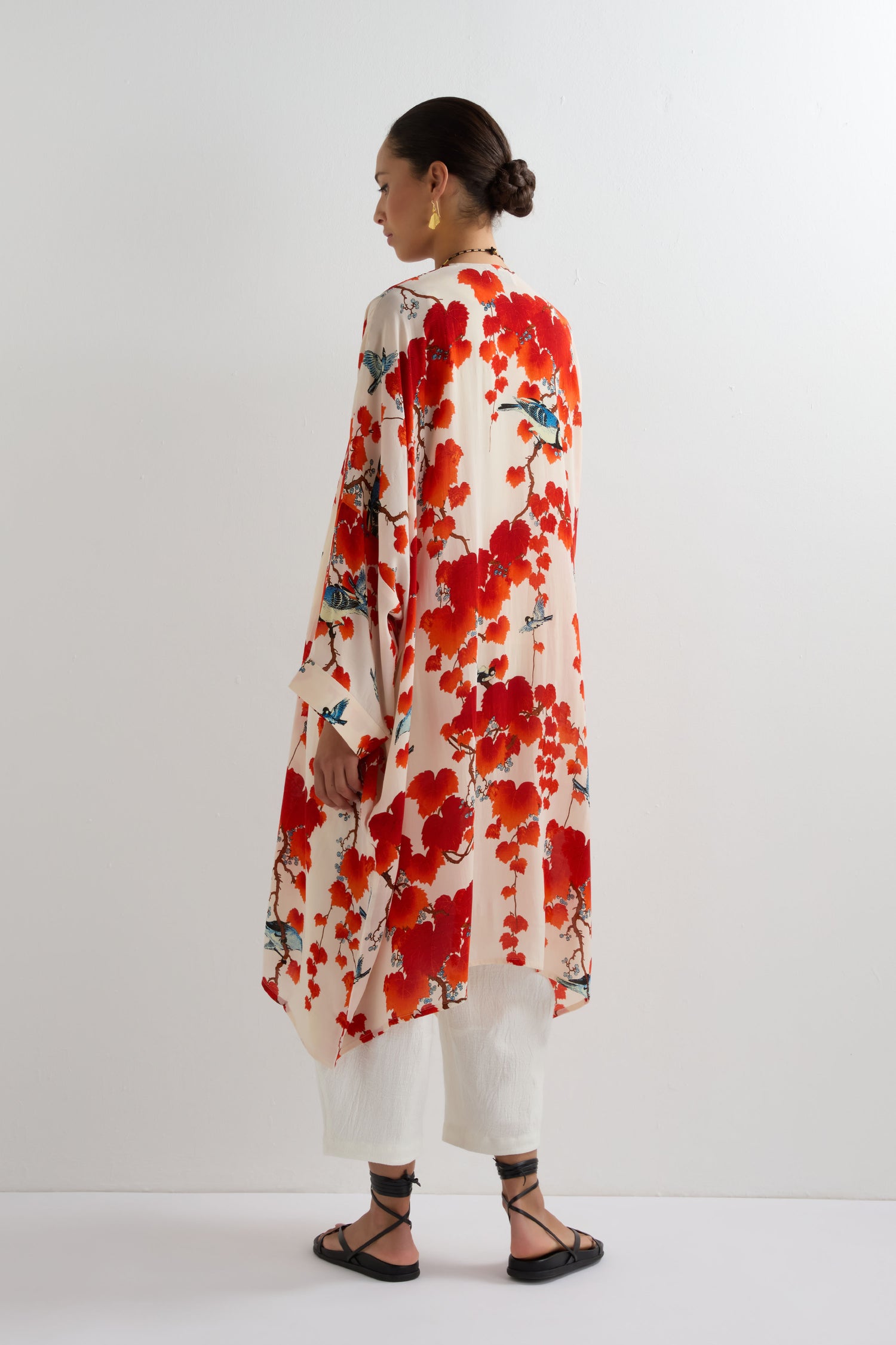 Grande Acer Print Kimono