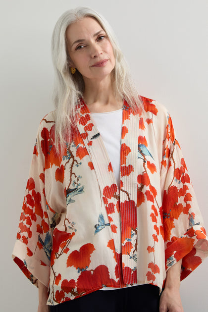 Acer Print Kimono