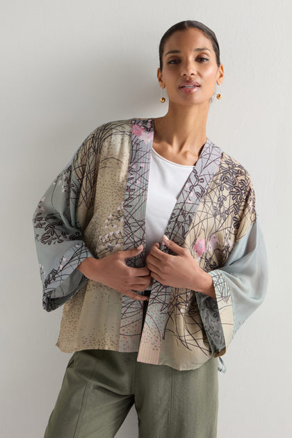 Dunes Print Kimono