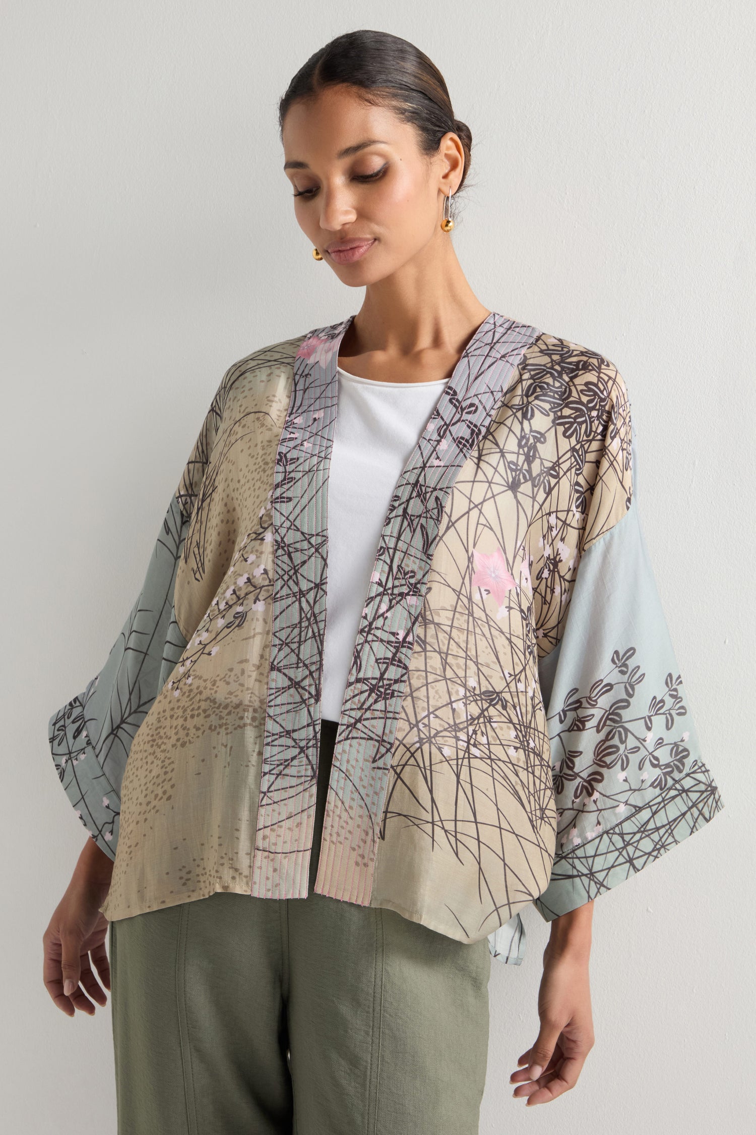 Dunes Print Kimono