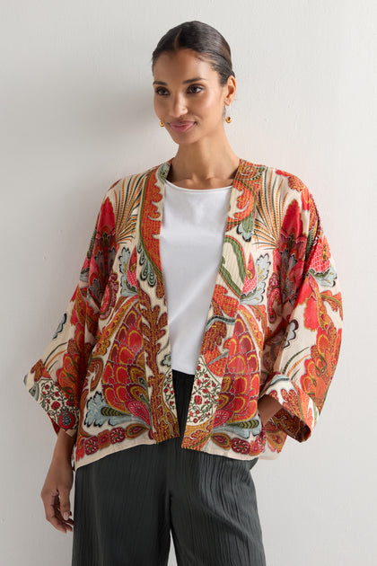 Fiesta Print Kimono